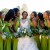 Green and White Wedding